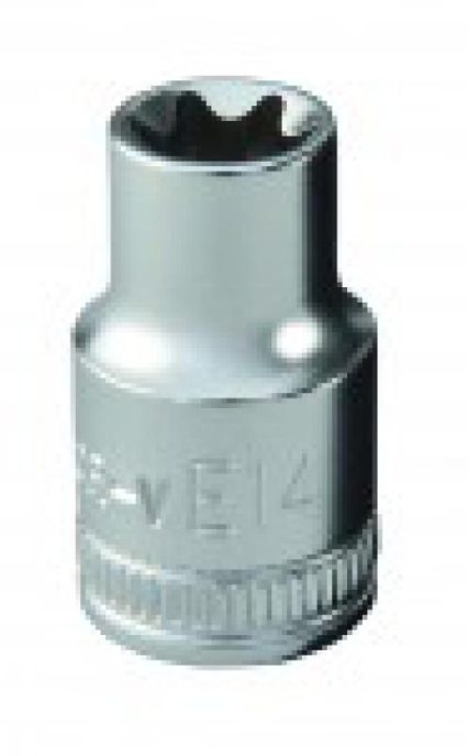 Hlavice nástrčná 1/4" TORX E
